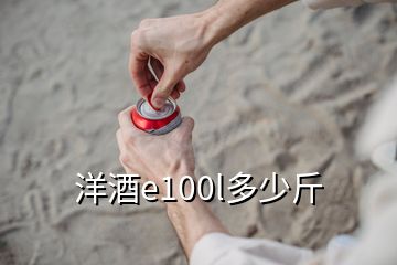 洋酒e100l多少斤