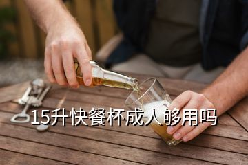 15升快餐杯成人够用吗