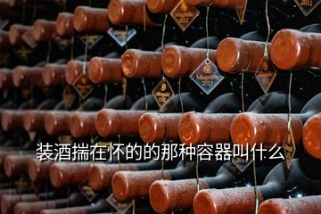 装酒揣在怀的的那种容器叫什么