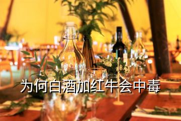 为何白酒加红牛会中毒