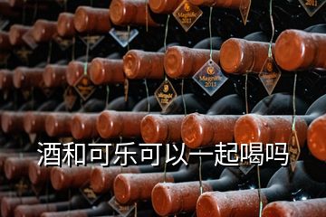 酒和可乐可以一起喝吗