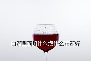 白酒里面加什么泡什么东西好