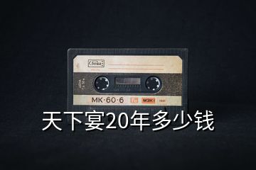 天下宴20年多少钱