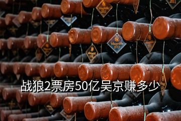 战狼2票房50亿吴京赚多少