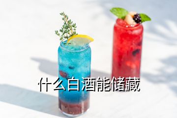 什么白酒能储藏