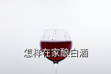 怎样在家酿白酒