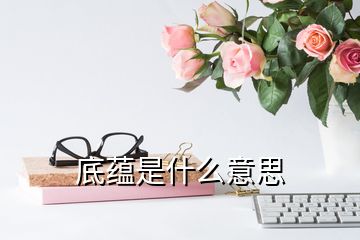 底蕴是什么意思