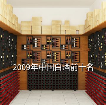 2009年中国白酒前十名