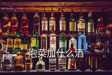 泡菜加什么酒