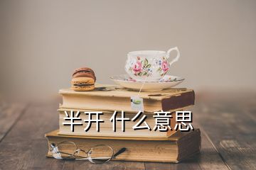 半开 什么意思