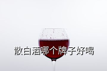 散白酒哪个牌子好喝