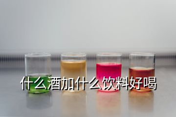 什么酒加什么饮料好喝