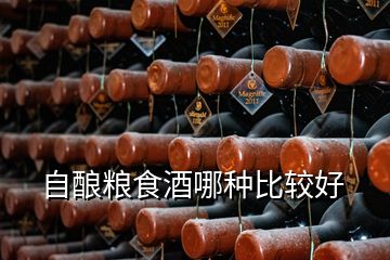 自酿粮食酒哪种比较好