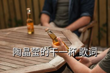 陶晶莹的干一杯 歌词