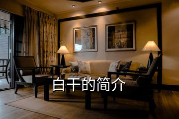 白干的简介