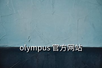 olympus 官方网站