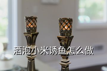 酒泡小米诱鱼怎么做