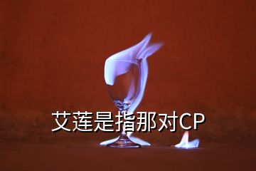 艾莲是指那对CP