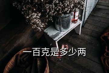 一百克是多少两