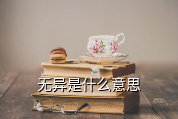 无异是什么意思