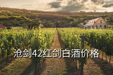 沧剑42红剑白酒价格