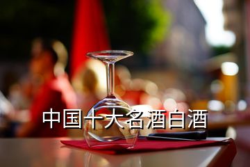 中国十大名酒白酒