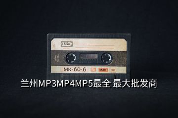 兰州MP3MP4MP5最全 最大批发商