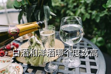 白酒和洋酒哪个度数高