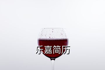 乐嘉简历