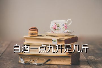 白酒一点九升是几斤