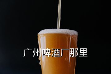 广州啤酒厂那里