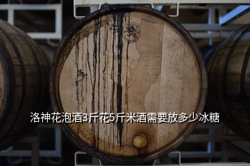 洛神花泡酒3斤花5斤米酒需要放多少冰糖