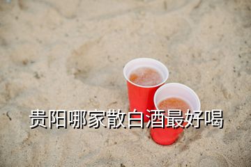 贵阳哪家散白酒最好喝