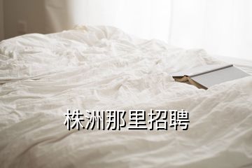 株洲那里招聘