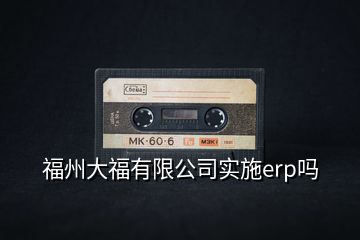 福州大福有限公司实施erp吗