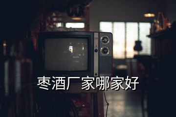 枣酒厂家哪家好