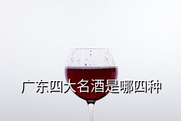 广东四大名酒是哪四种