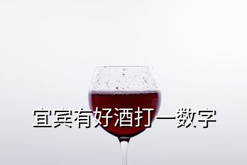 宜宾有好酒打一数字