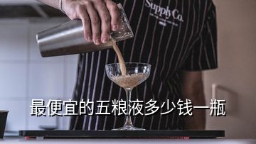 最便宜的五粮液多少钱一瓶