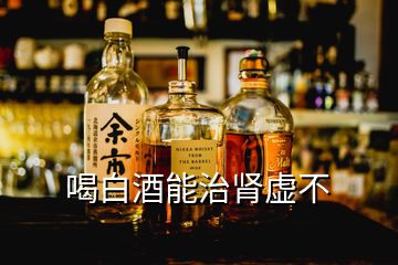 喝白酒能治肾虚不