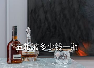 五粮液多少钱一瓶