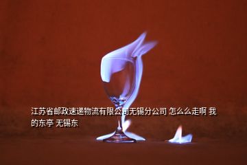 江苏省邮政速递物流有限公司无锡分公司 怎么么走啊 我的东亭 无锡东