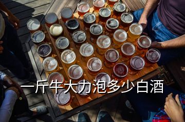 一斤牛大力泡多少白酒