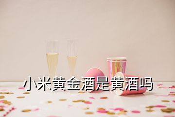 小米黄金酒是黄酒吗