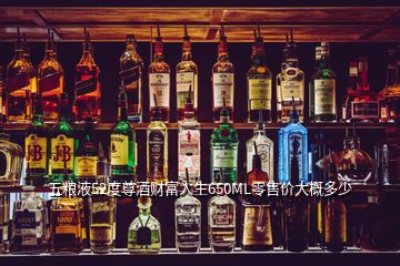 五粮液52度尊酒财富人生650ML零售价大概多少