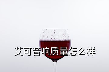 艾可音响质量怎么样