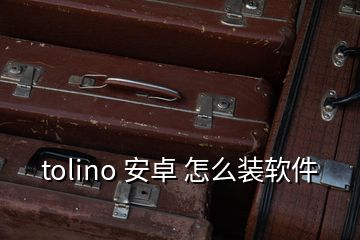 tolino 安卓 怎么装软件