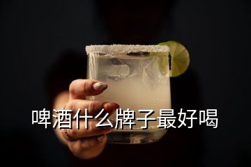 啤酒什么牌子最好喝