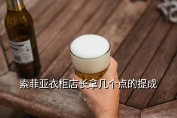 索菲亚衣柜店长拿几个点的提成