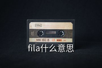 fila什么意思